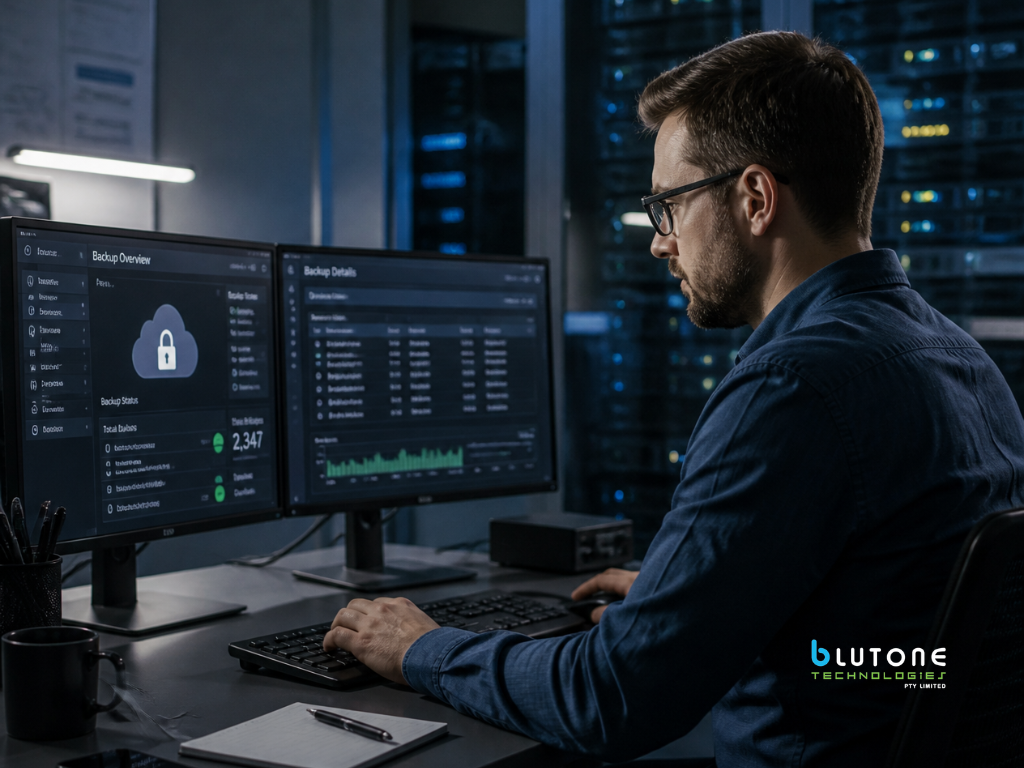 IT security specialist reviewing cloud access controls and business data protection settings. Business IT Support Sydney
IT Support Company Sydney, IT Support Sydney, IT Services Sydney, IT Company Sydney, Managed IT Services Sydney, Managed IT Support Sydney, MSP Sydney.